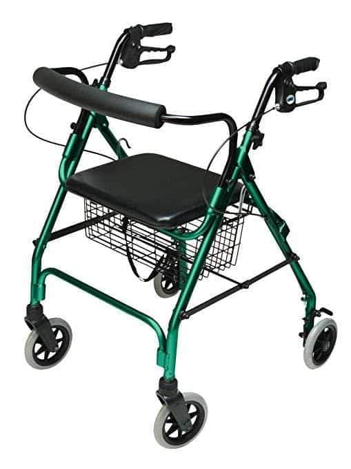 Lumex Walkabout Lite Four-Wheel Rollators - Lightweight 14.5 lbs - Senior.com Rollators